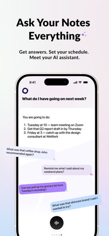Flowtica: AI Voice Recorder iPhone screenshot