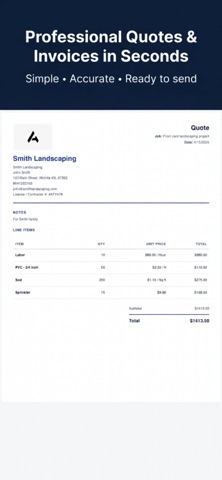 JobBuilder: Job Estimates screenshot