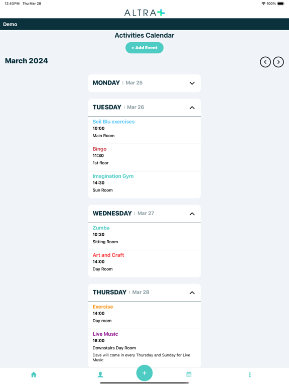 Altra Family iPad screenshot 1 - Social Networking app