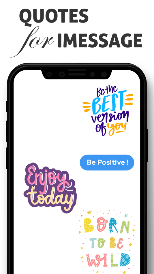 #4. Quotes for iMessage (iOS) By: Deepak Jalwa