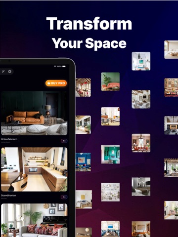 Ai Wall Decorator & Designer iPad screenshot