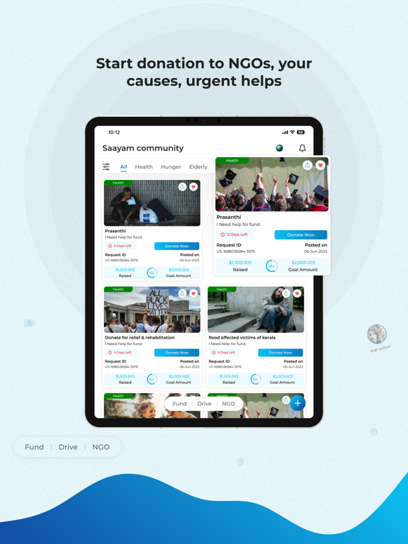 Saayam iPad screenshot 1 - Social Networking app