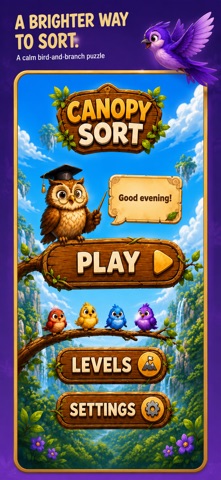 Canopy Sort: Bird Puzzle Screenshot 1 of 5