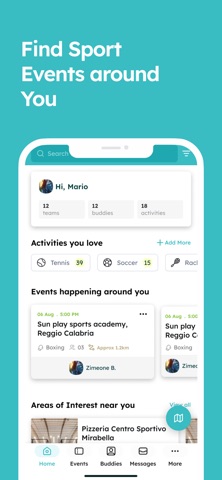 SportLink App screenshot