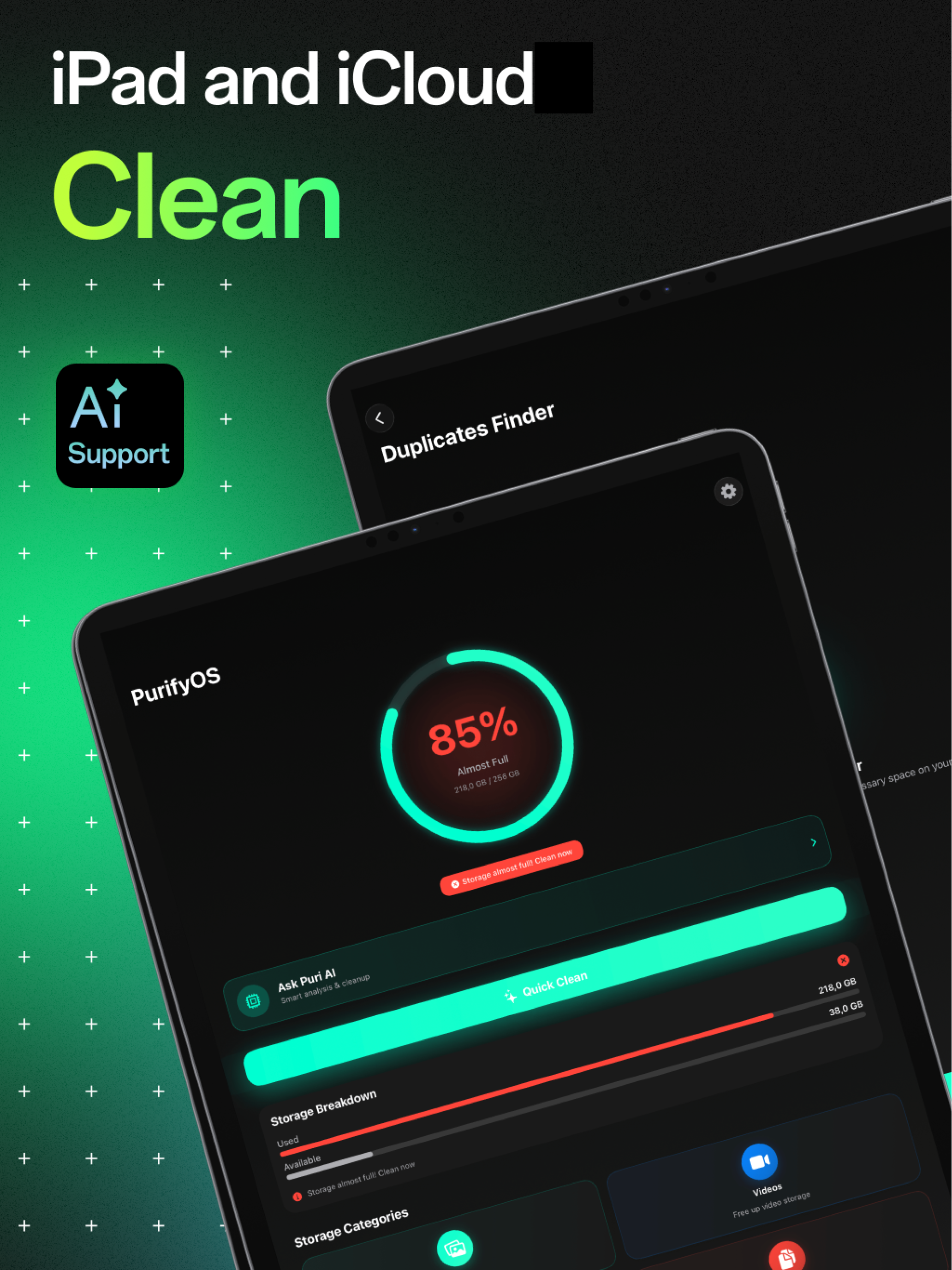 PurifyOS: AI Cleaner & Storage