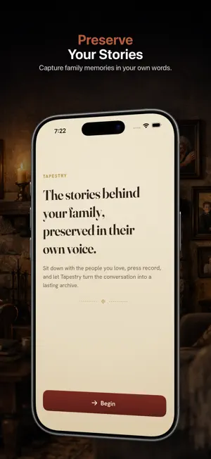 Tapestry: Family Memory Keeper screenshot 1