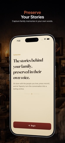 Tapestry: Family Memory Keeper iPhone screenshot