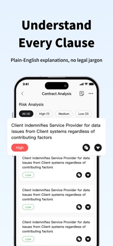 Contract Review-Your Analyzer iPhone screenshot