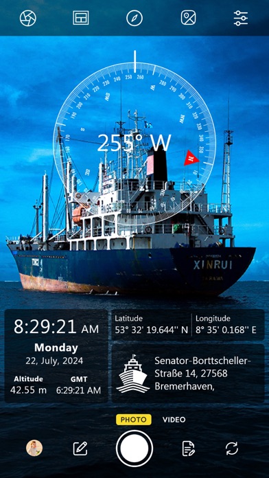 GPS Map Camera Lite: Timestamp Screenshot