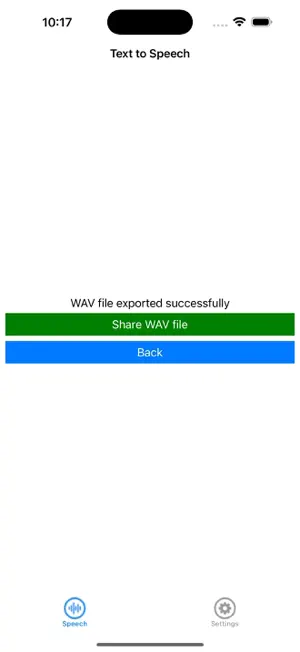 Text to Speech - Export to WAV screenshot 3
