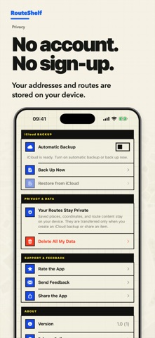 RouteShelf: Multi-Stop Routes Screenshot 7 of 7