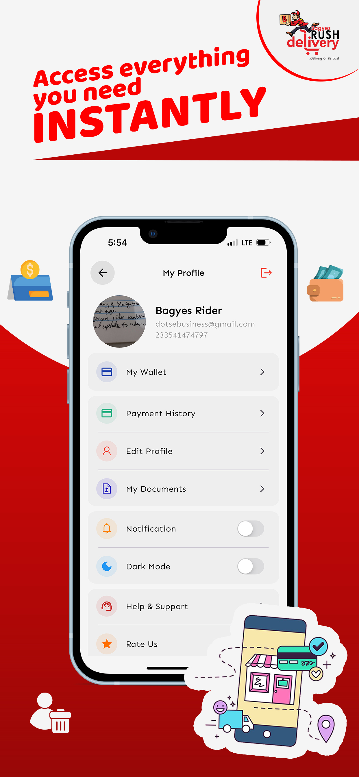 BagyesRider - Deliver & Earn