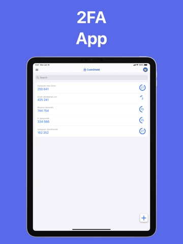 Authenticator for Discord iPad screenshot