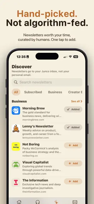 Junco: Newsletter Reader screenshot 3