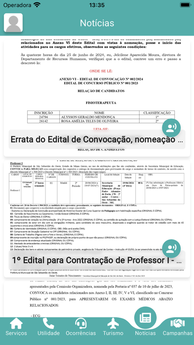 App São Sebastião do Oeste Screenshot