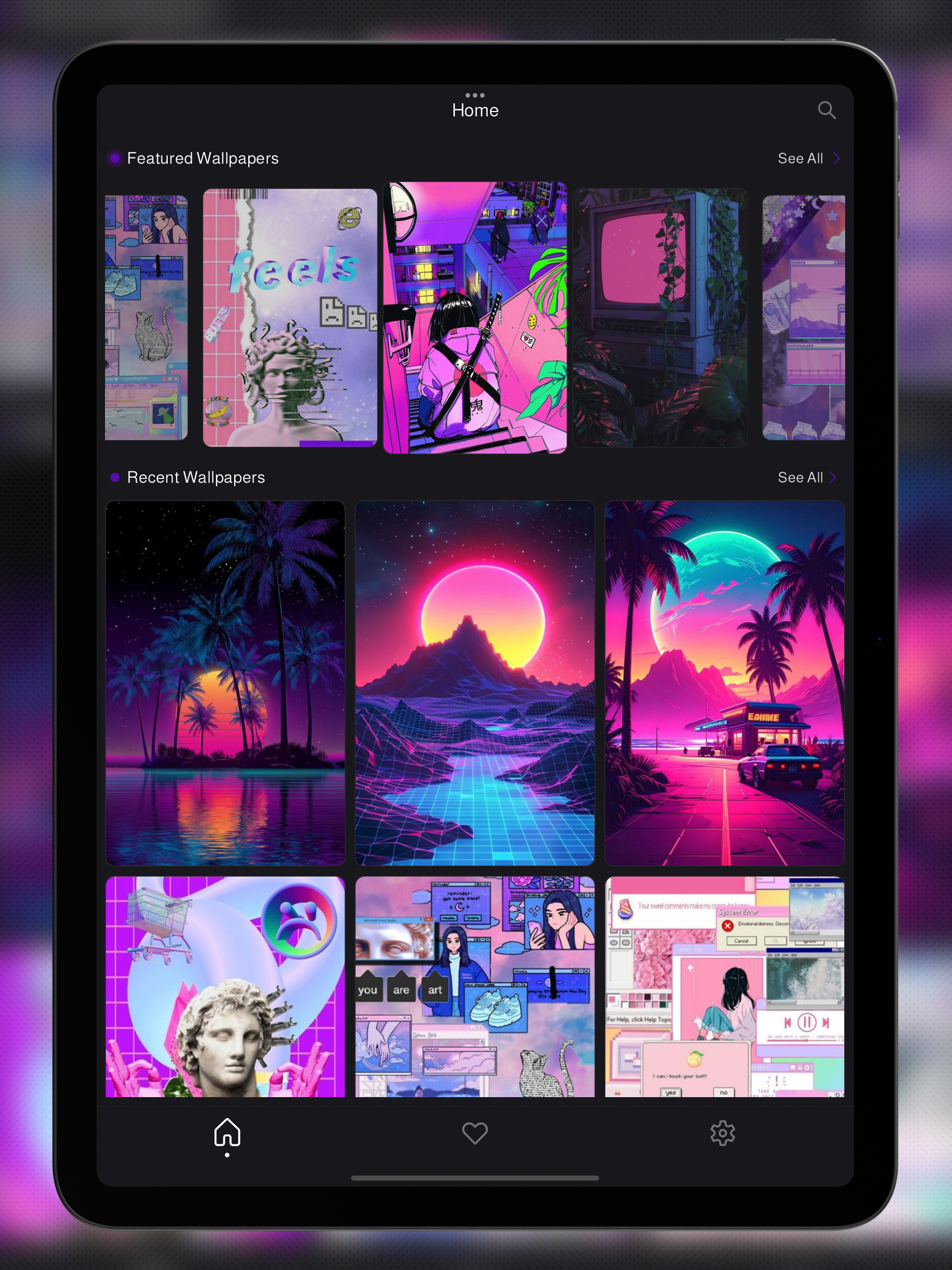 Vaporwave Wallpapers 4K | HD screenshot 7