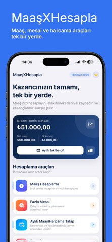 MaaşMesai+ Screenshot 1 of 6
