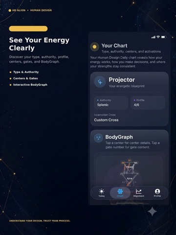 HD Align: Human Design iPad screenshot