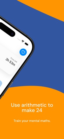 Make24: 24 Math Puzzle Game iPhone screenshot