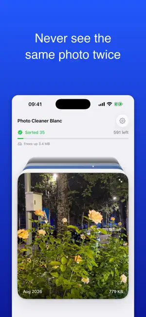 Photo Cleaner Blanc: Storage screenshot 4