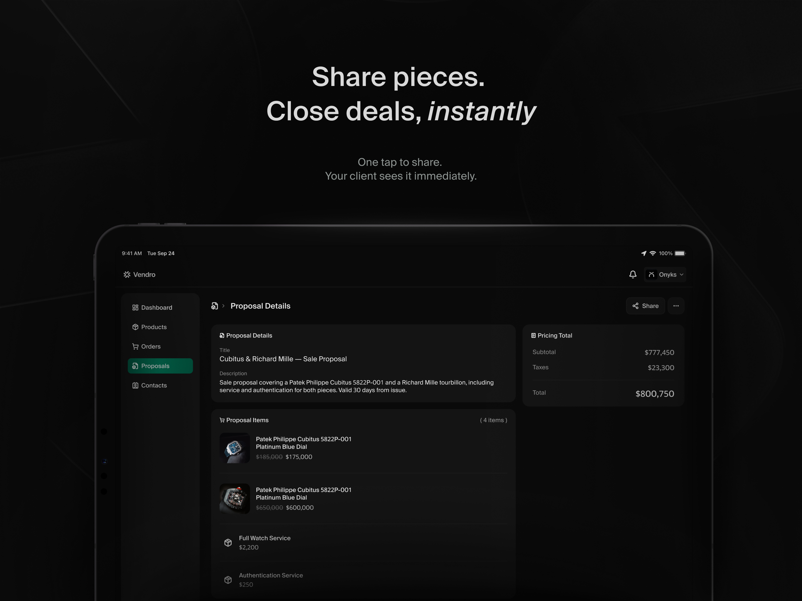 Vendro: Luxury Goods CRM screenshot 12