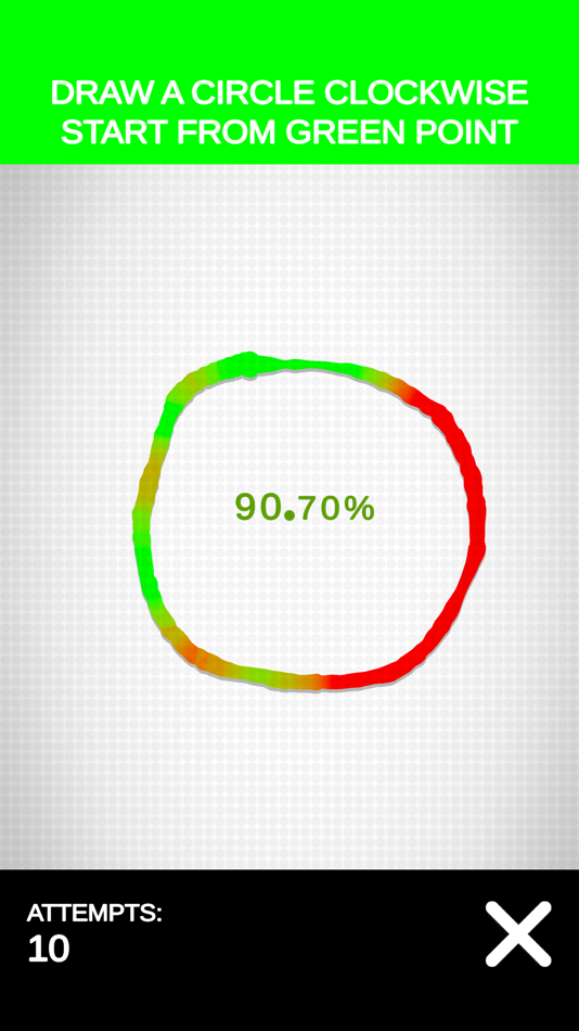 #2. Draw Perfect Circle Challenge! (iOS) 来自: Michal Walaszczyk