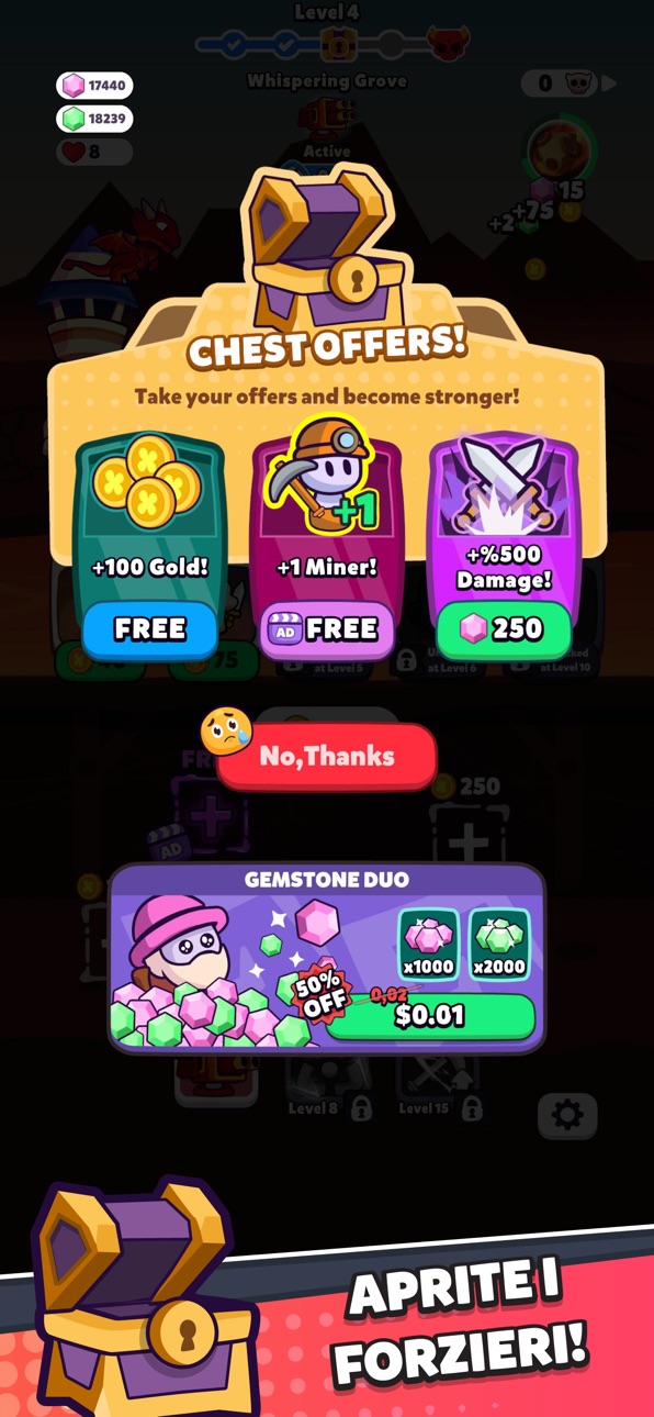 Miner Fighters ! Hack screenshot 6 - iOS game interface