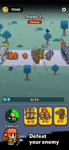 Tiny Warriors Rush screenshot #1 for iPhone