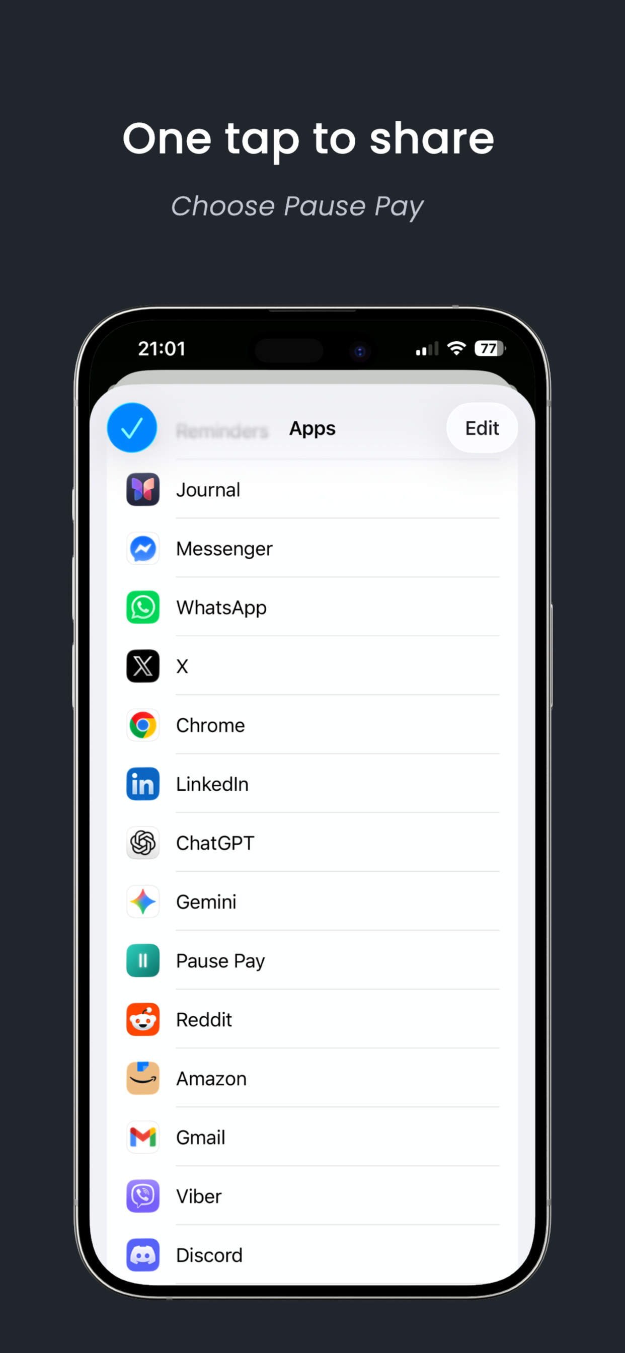 Pause Pay screenshot 2