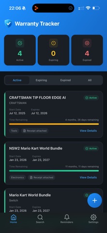 Warranty & Receipt Tracker Screenshot 3 of 3