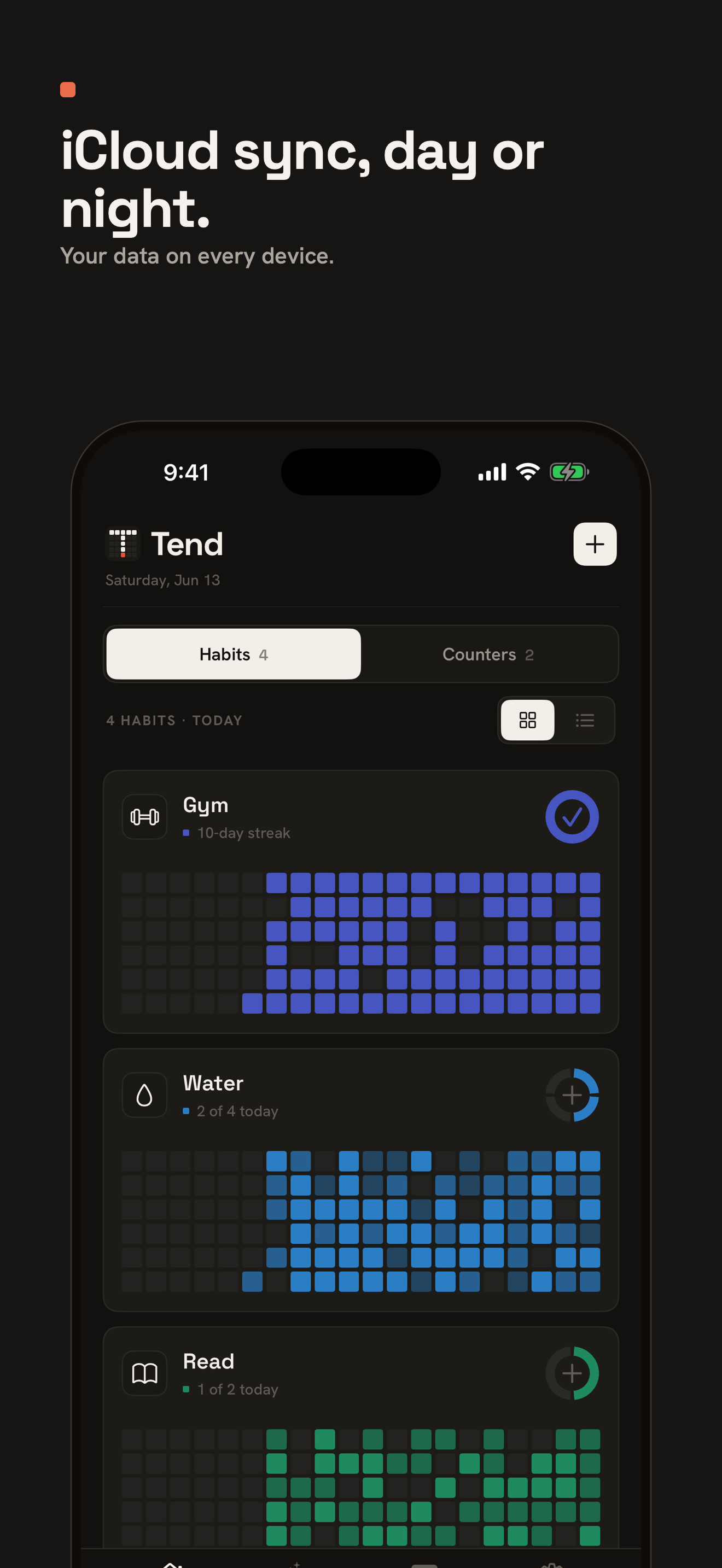 Tend: Habit Tracker & Counter