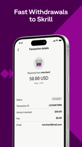 Skrill - Pay & Transfer Money screenshot
