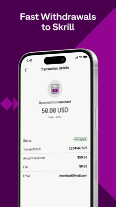 Skrill - Pay & Transfer Money screenshot 2