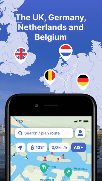 Waterkaarten: Boat Navigation Screenshot