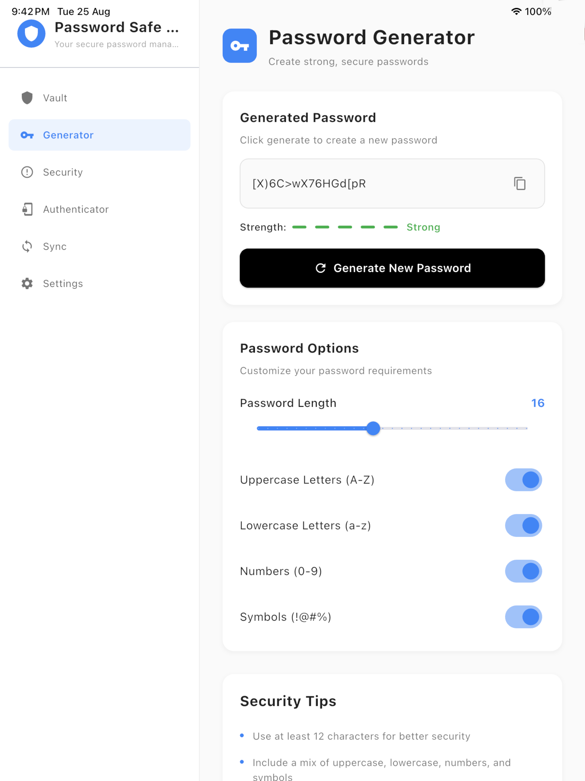 Password Safe Vault screenshot 13