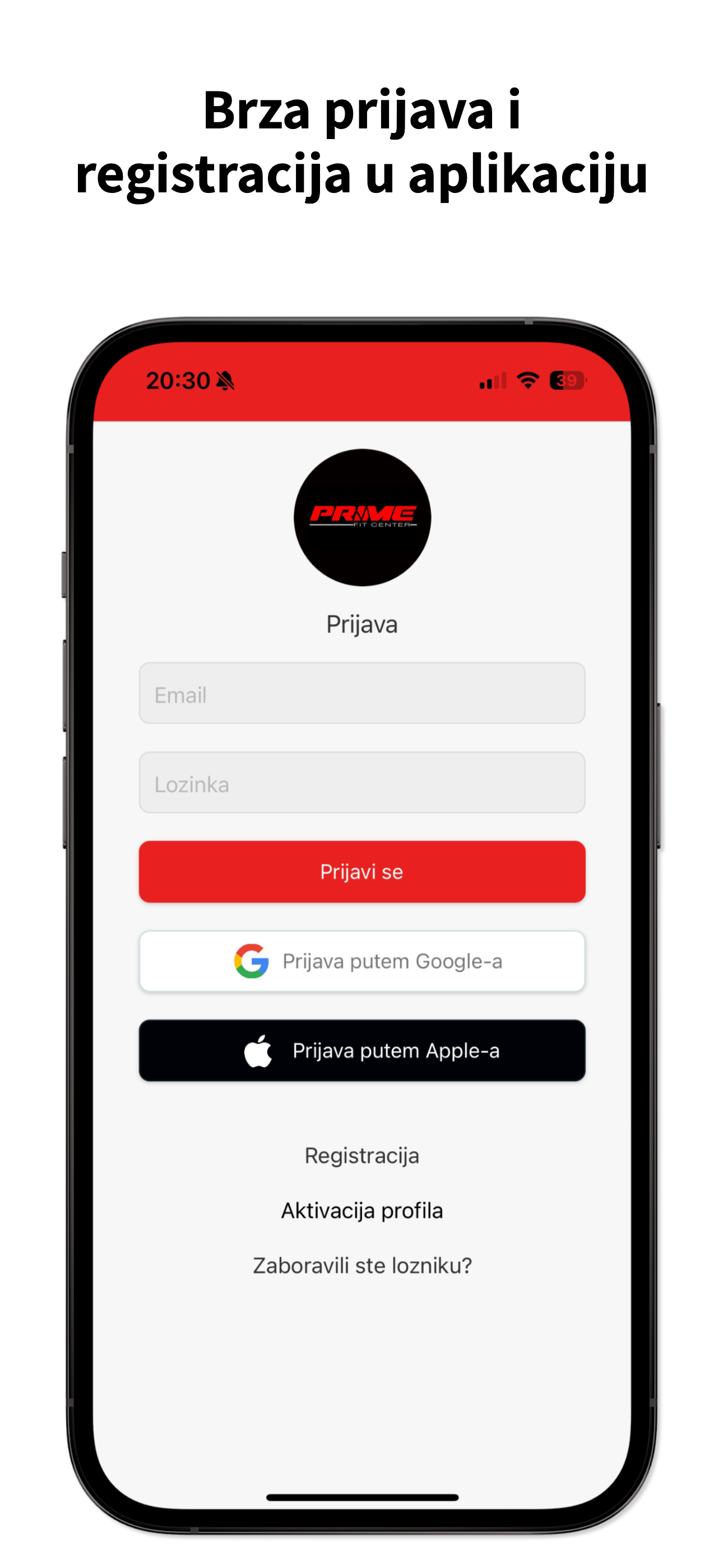 PRIME Fit Center screenshot 2