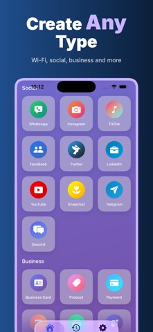 QRForge: QR Generator App iPhone screenshot