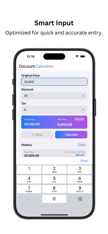 Discount Calcuⅼator screenshot