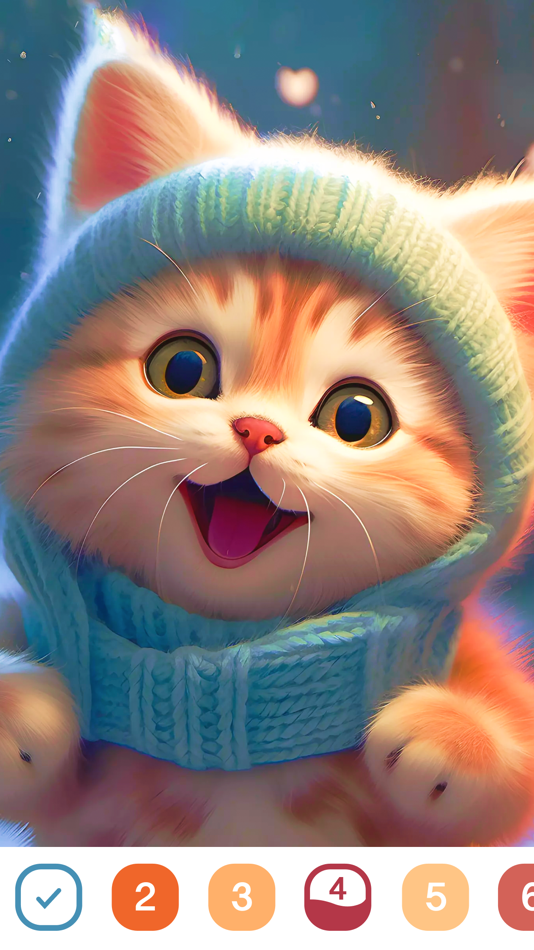 #6. Cute Color - Color by Number (iOS) 由: Yang Li
