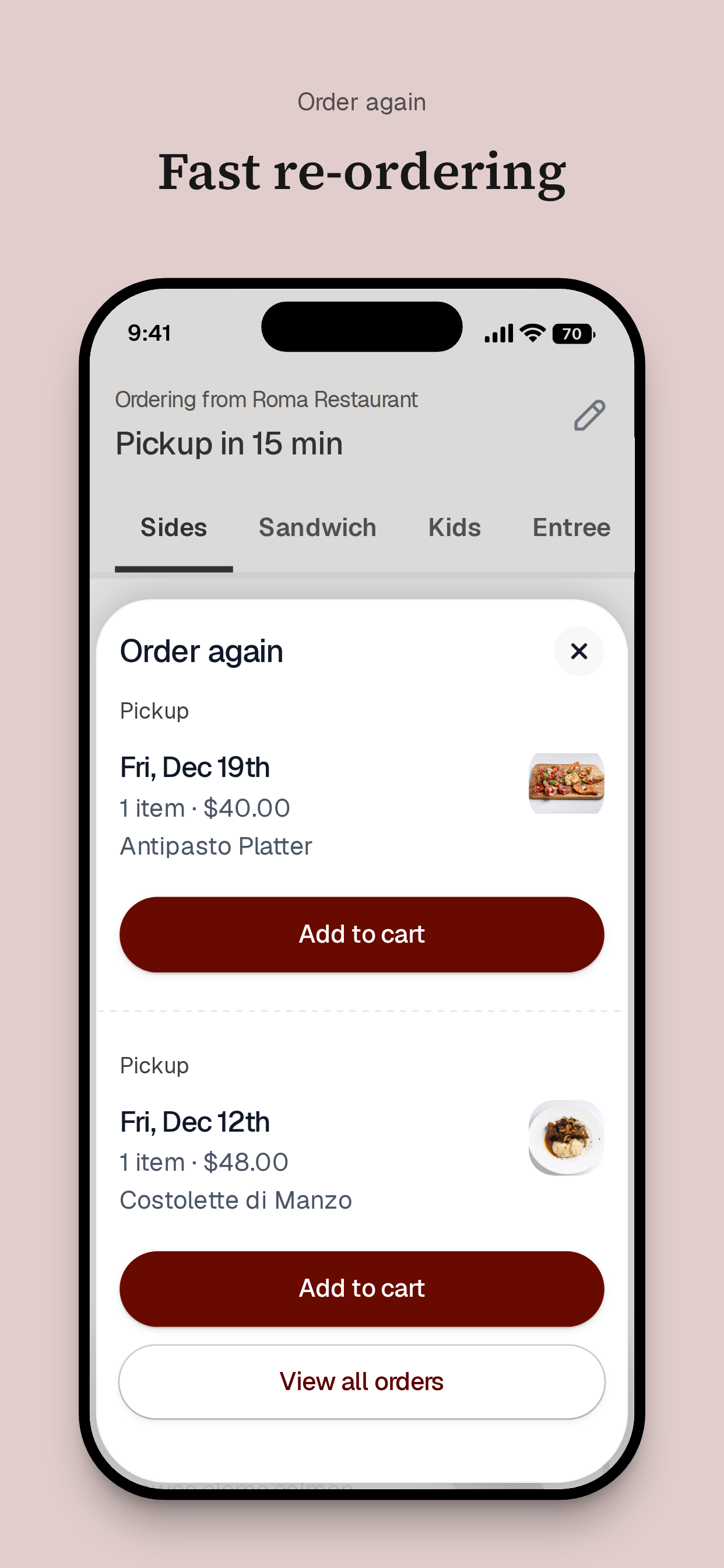 Roma Restaurant screenshot 4