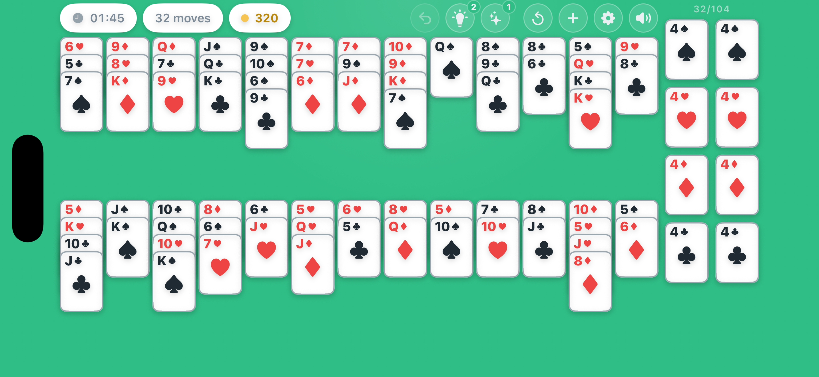 Cromwell Solitaire screenshot 3