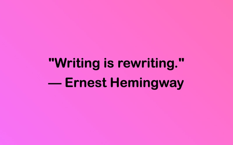 DraftWriter app screenshot