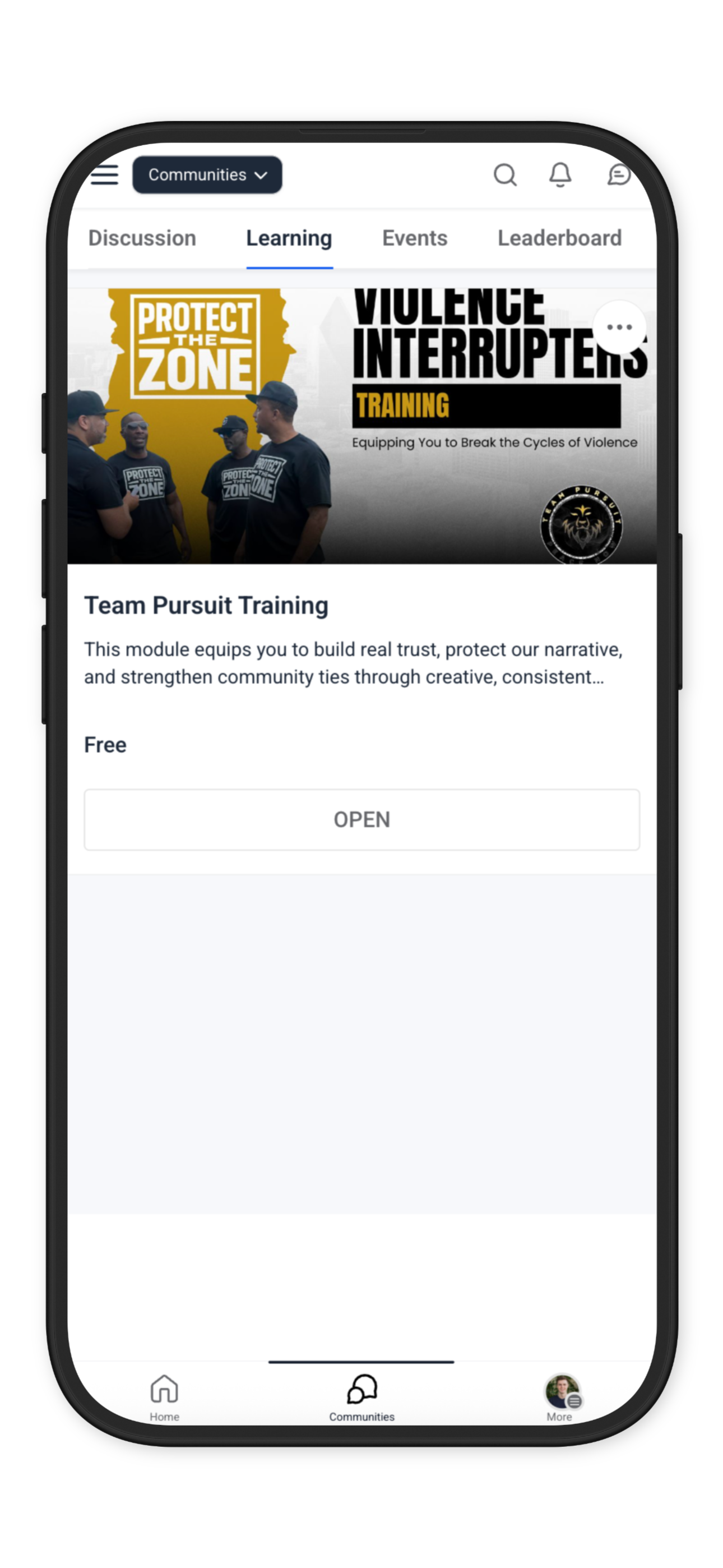 Team Pursuit Community Hub