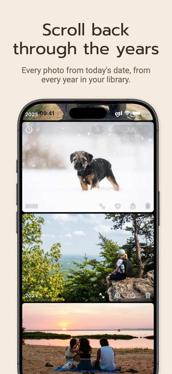 Screenshot #2 pour On This Day Photos