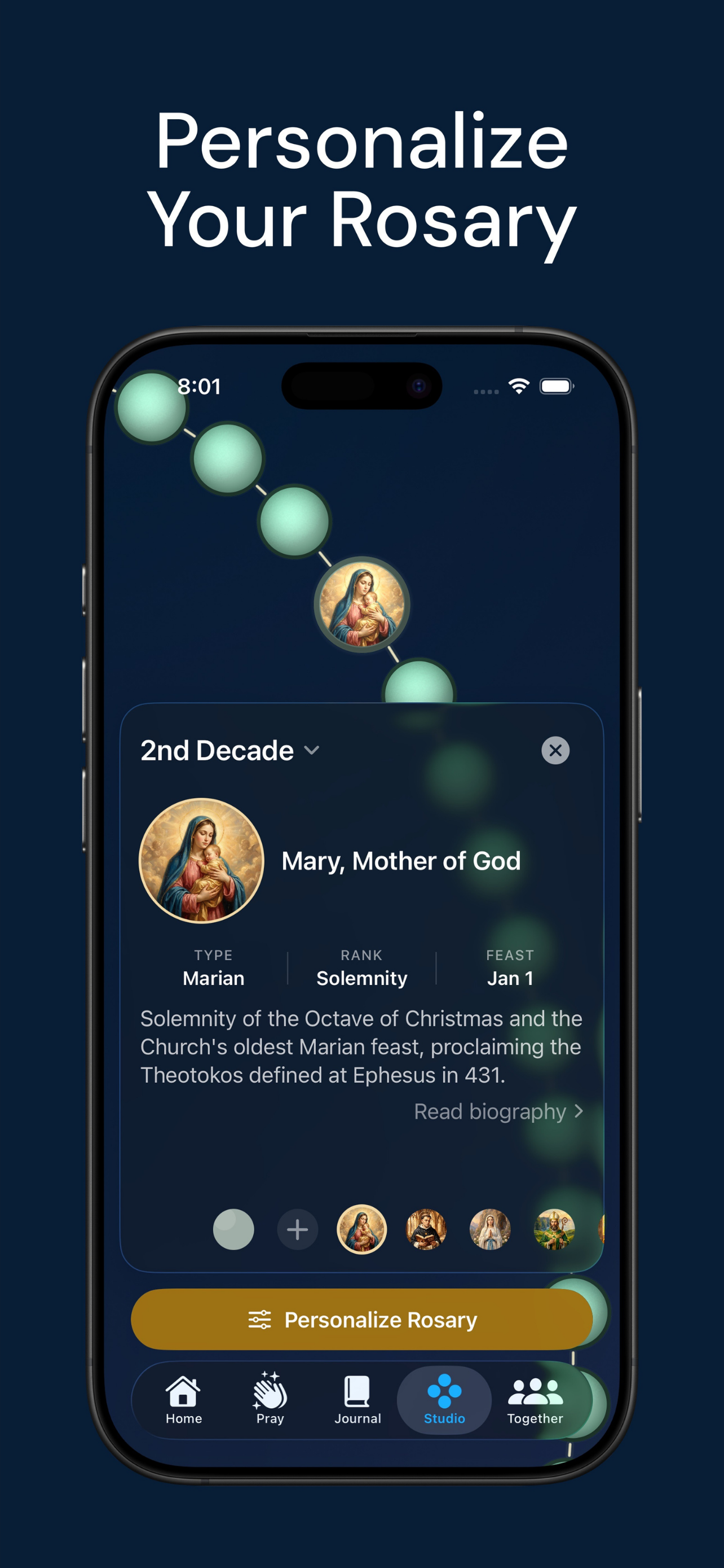 Myrosa - Global Rosary Prayers screenshot 8