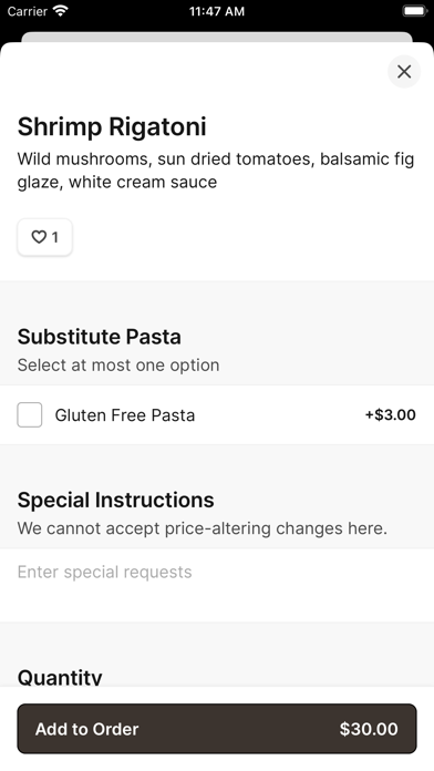 Jessica's Restaurant iPhone screenshot 4 - Food & Drink app