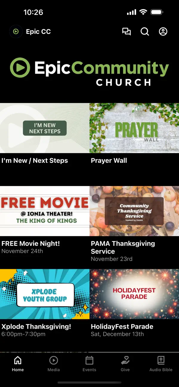 Screenshot #1 pour Epic Church Portland MI