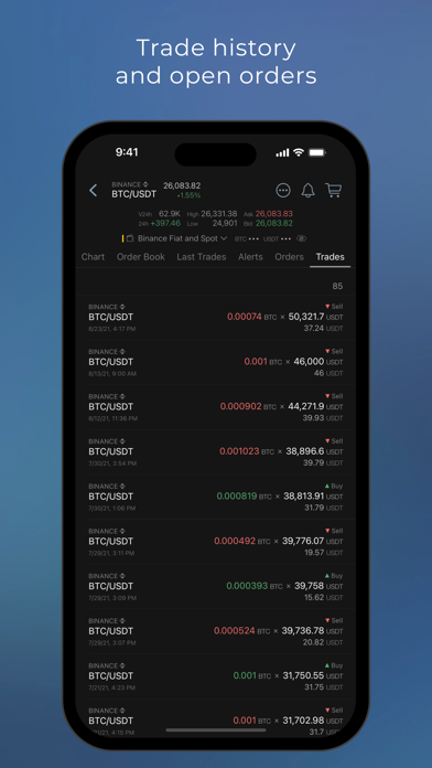 TabTrader - crypto terminal Screenshot