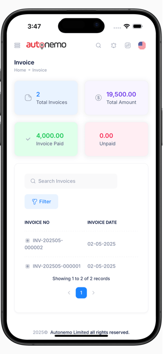 Autonemo Dealer App Screenshot 4 of 5