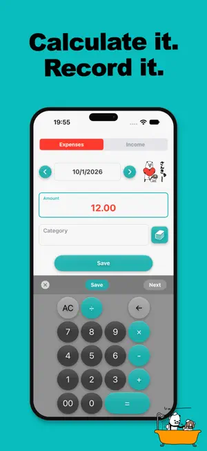 Expense Tracker Panda and Dog screenshot 4